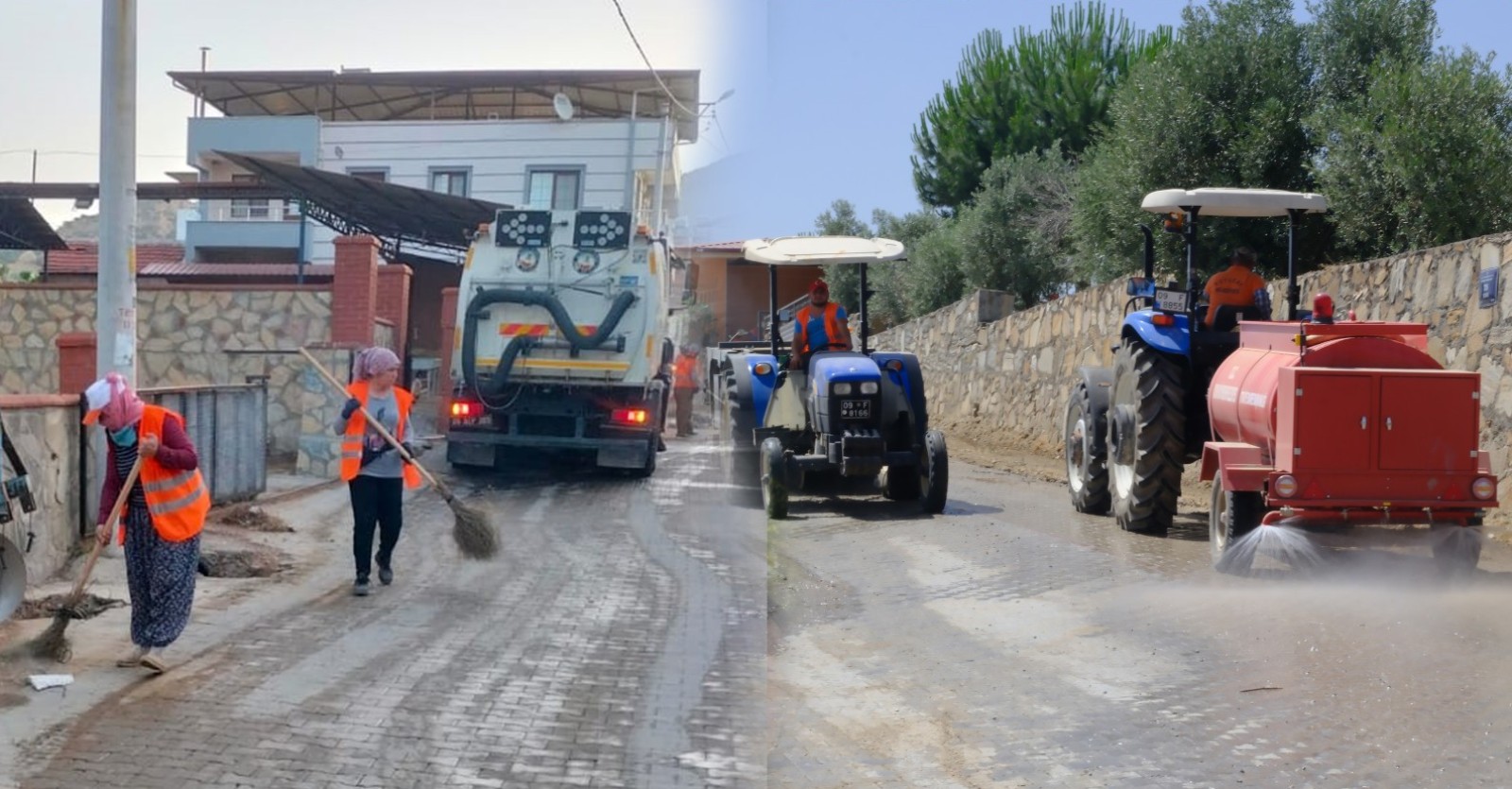 Kuyucak Belediyesi ilçeyi bayrama hazırlıyor